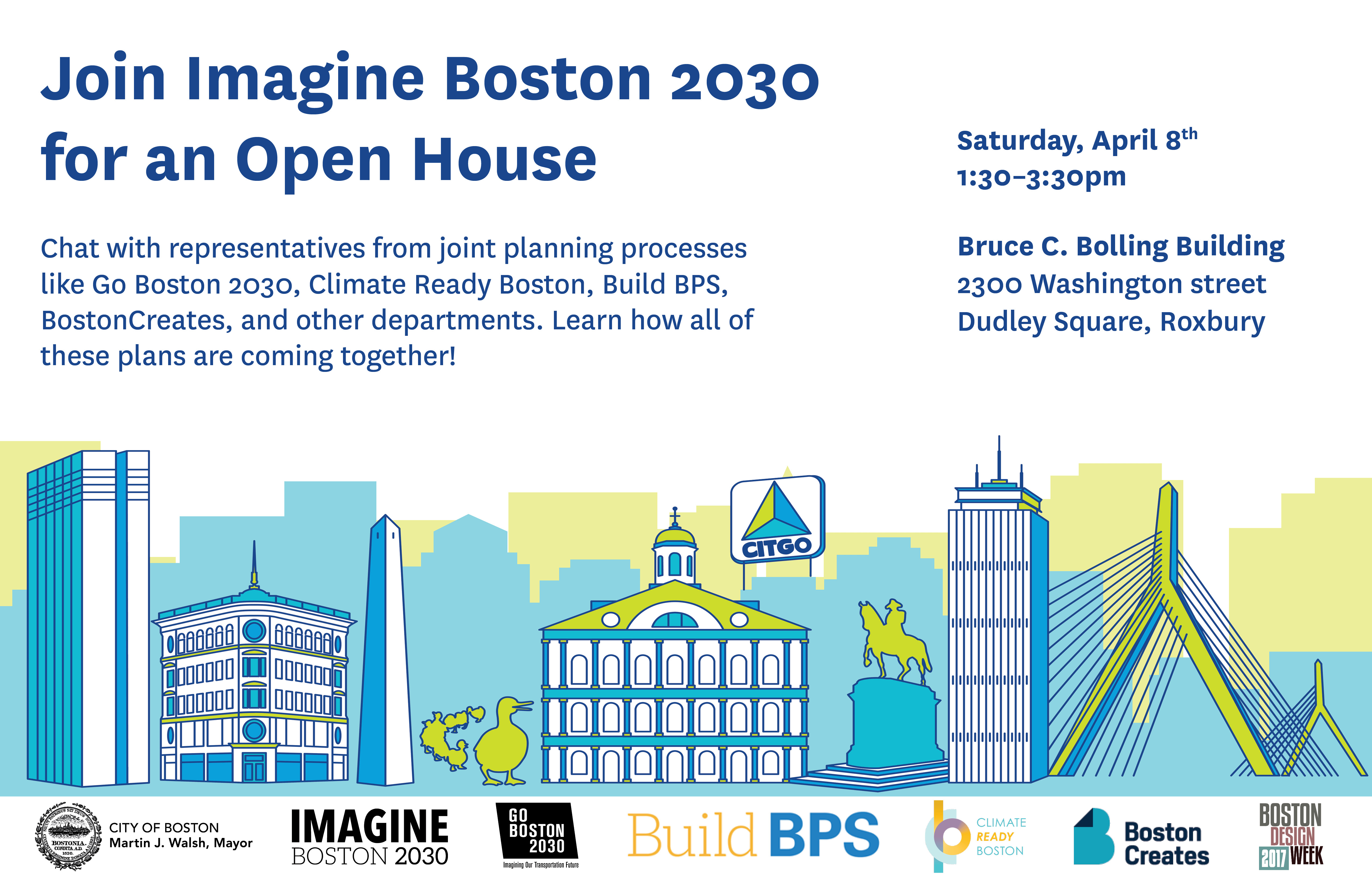 Imagine Boston 2030 Open House Boston Planning Development Agency