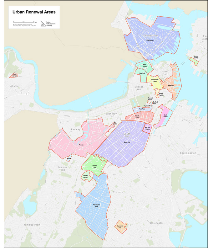 Boston City Limits Map Citywide Maps | Boston Planning & Development Agency